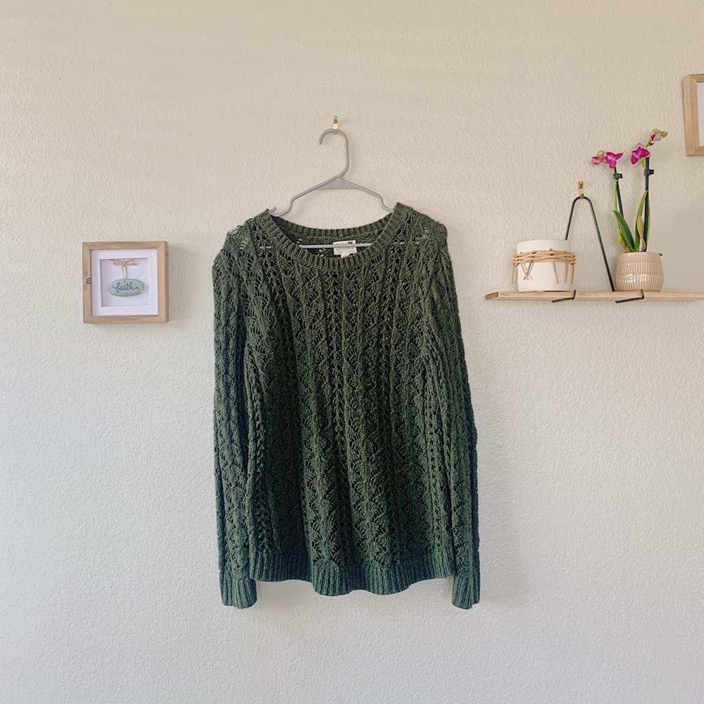 PacSun Green Knit Sweater